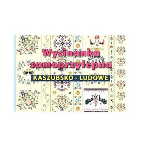 Wycinanka samoprzylepna A4/6 Cormoran Wzory kaszubsko-ludowe